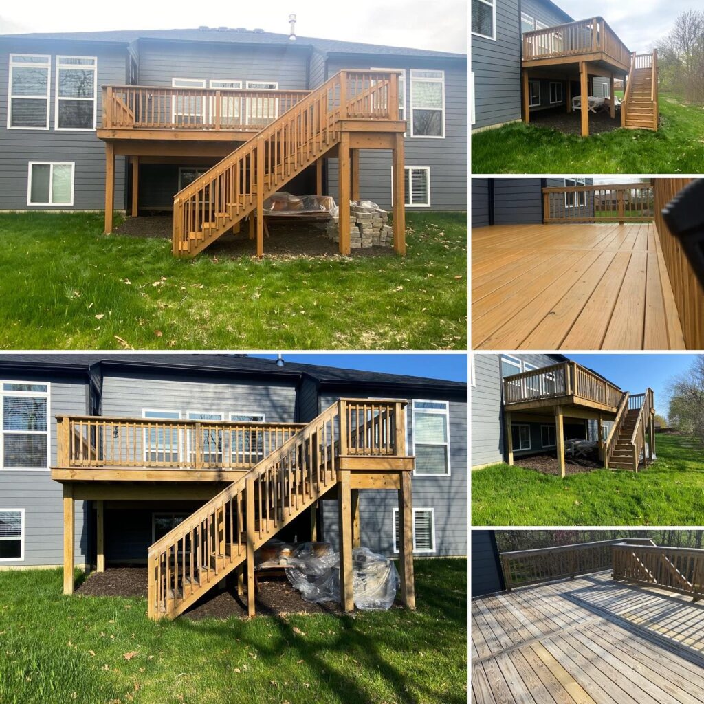 deck staining bargersville indiana